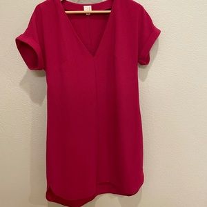 Fuchsia shift dress size small